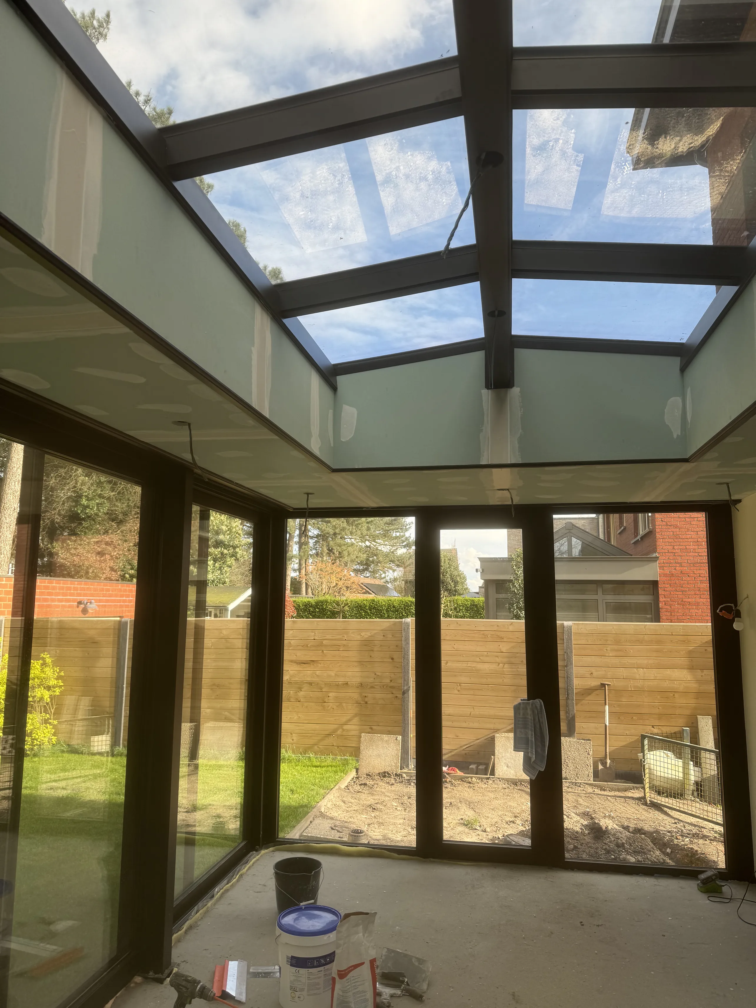 Measuring and marking on drywall board